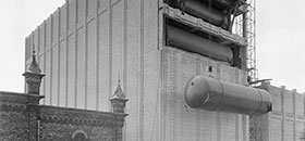 the first large, single-piece glass-lined brewery tank