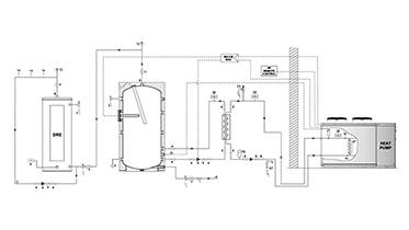 Warmtepomp met elektrisch