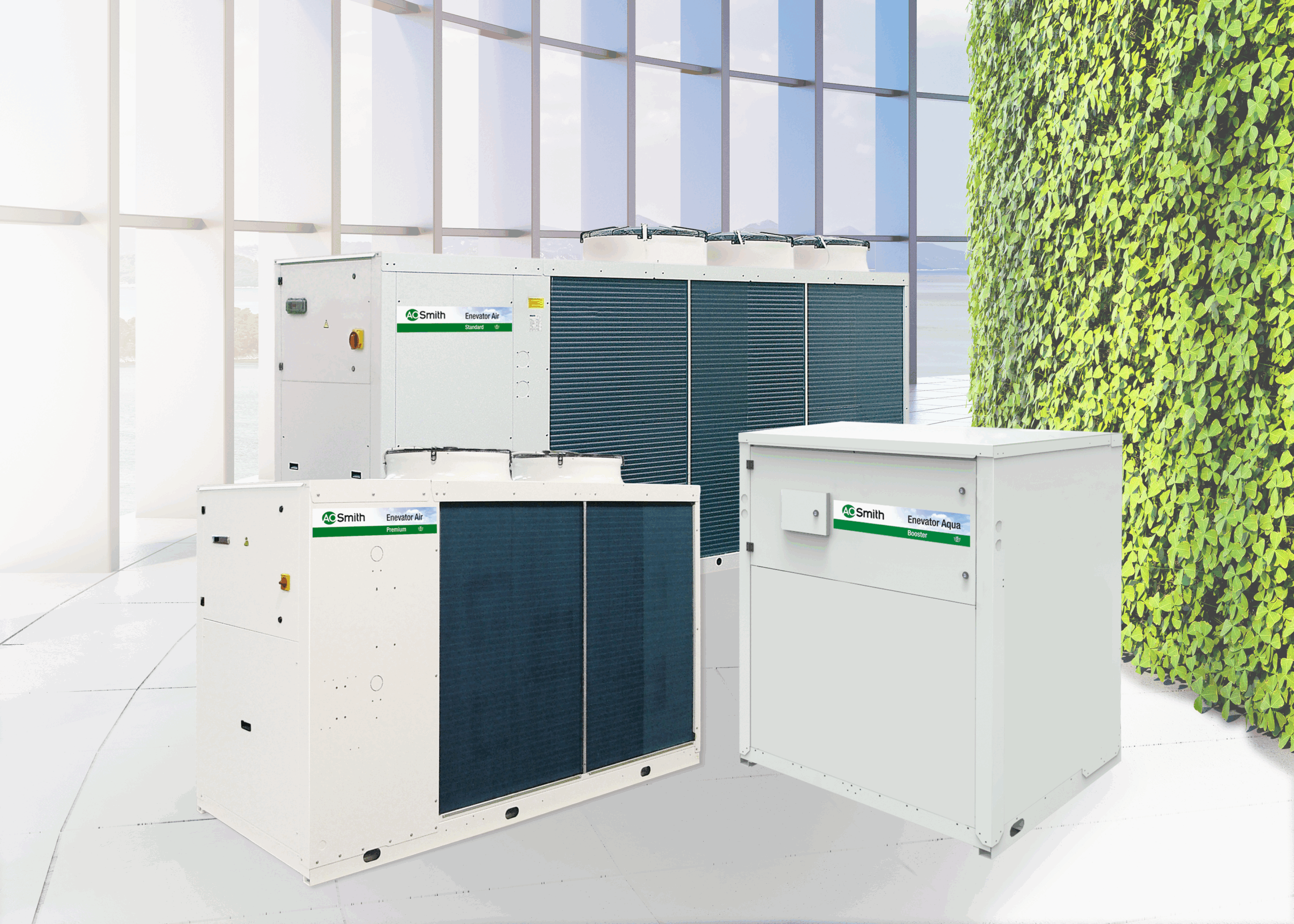 enevator products together background