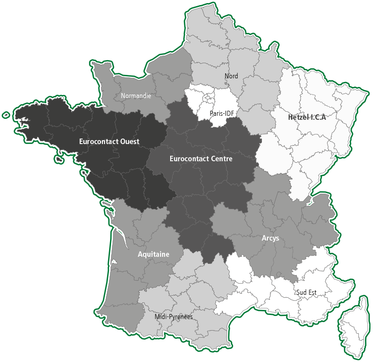 A.O. Smith Frakrijk map agents commerciaux